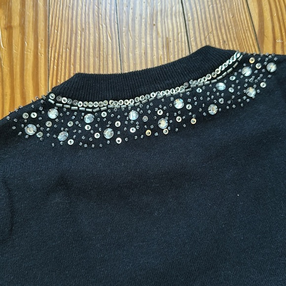 Black short sleeve needed sweater by Necessary Objects. Size small. - Picture 4 of 5